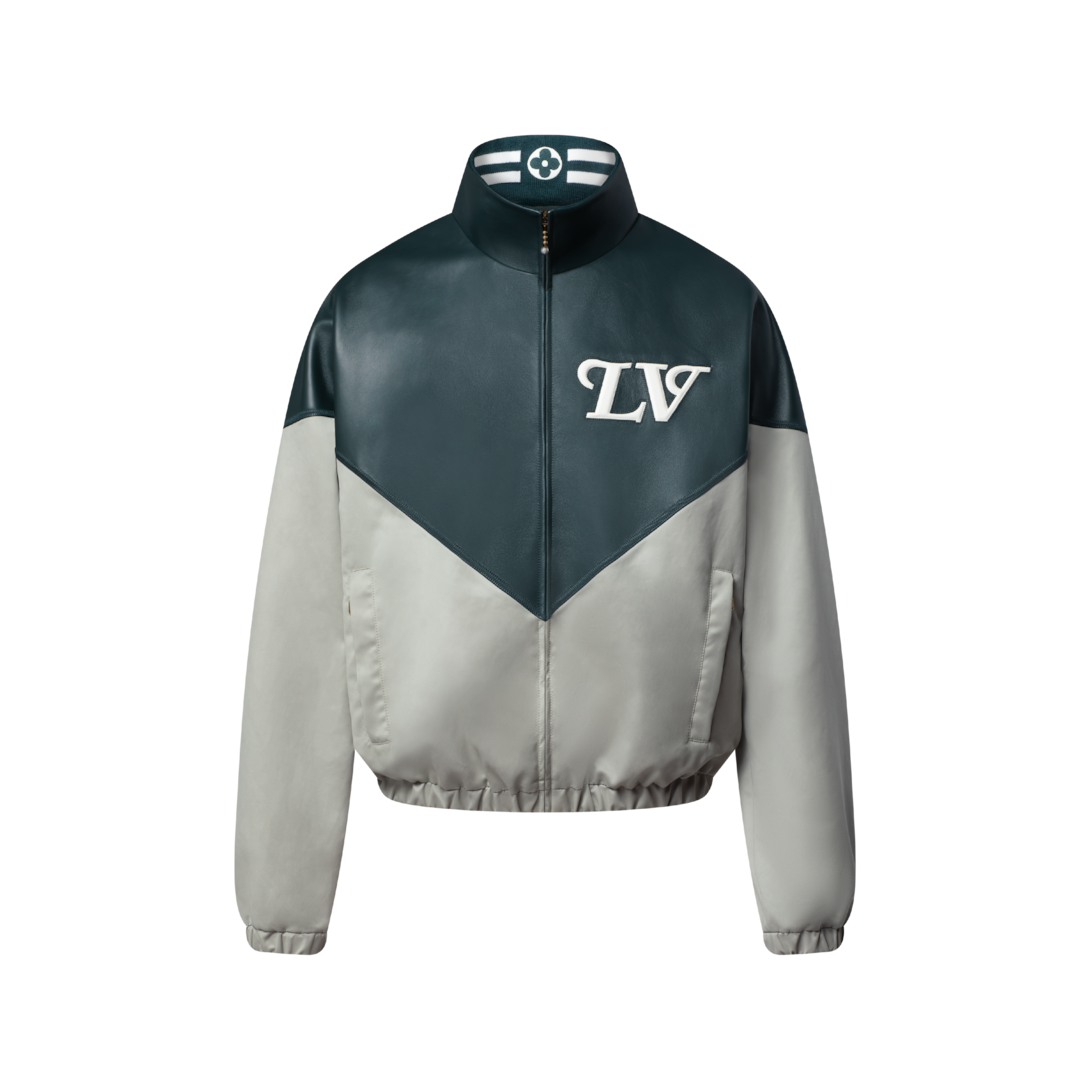 Graphic Leather Mix Tracktop - High-End Ready-to-Wear | LOUIS VUITTON